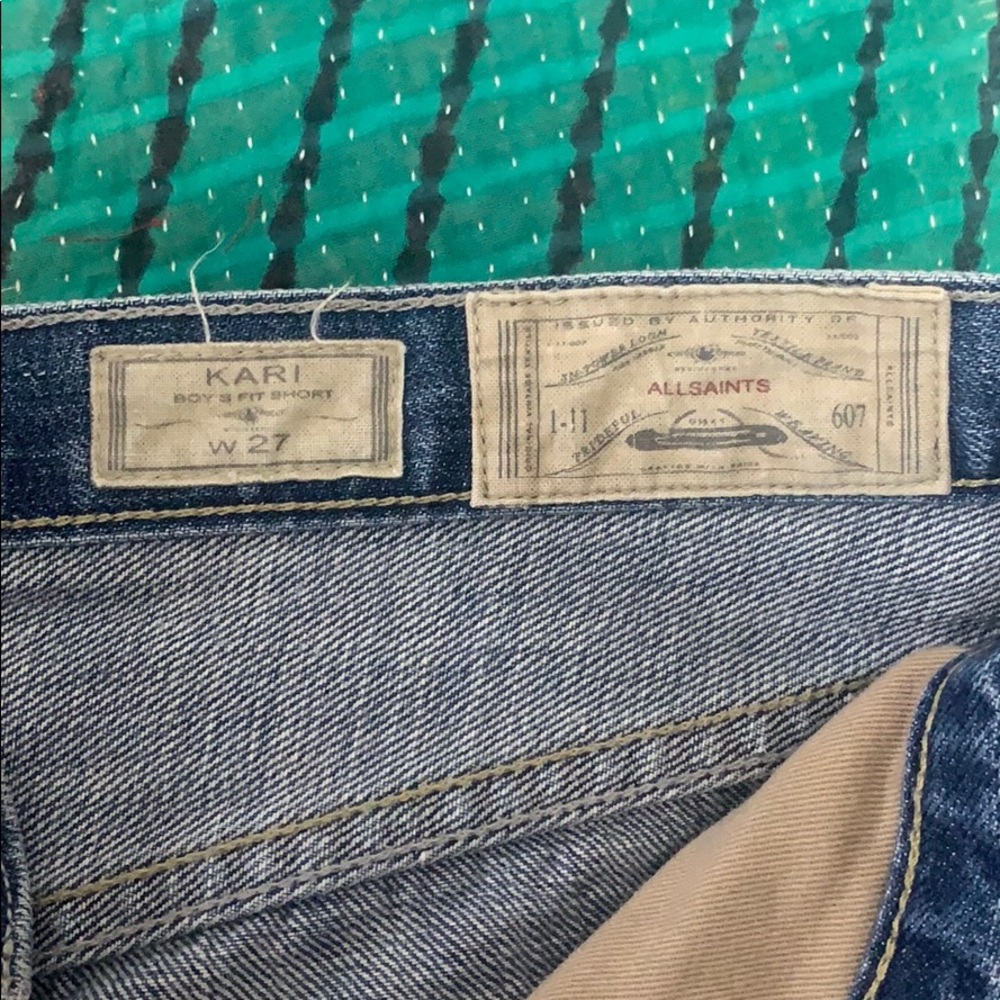 All Saints Denim Shorts - Picture 5 of 7